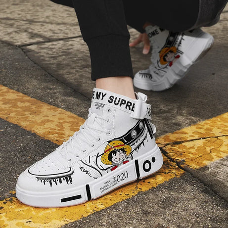 Chaussure manga one piece - Baskets hautes respirantes et antidérapantes