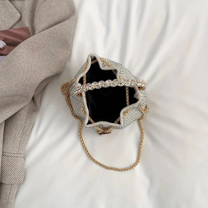 Sac Femme Bourse Luxueux à Strass