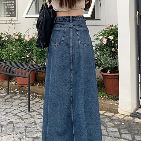 Jupe en jean vintage pour femme elizzy
