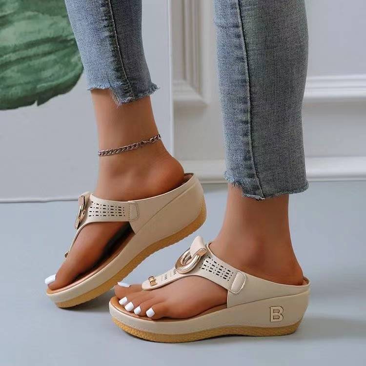 Sandales compensées pour femmes - Swiga