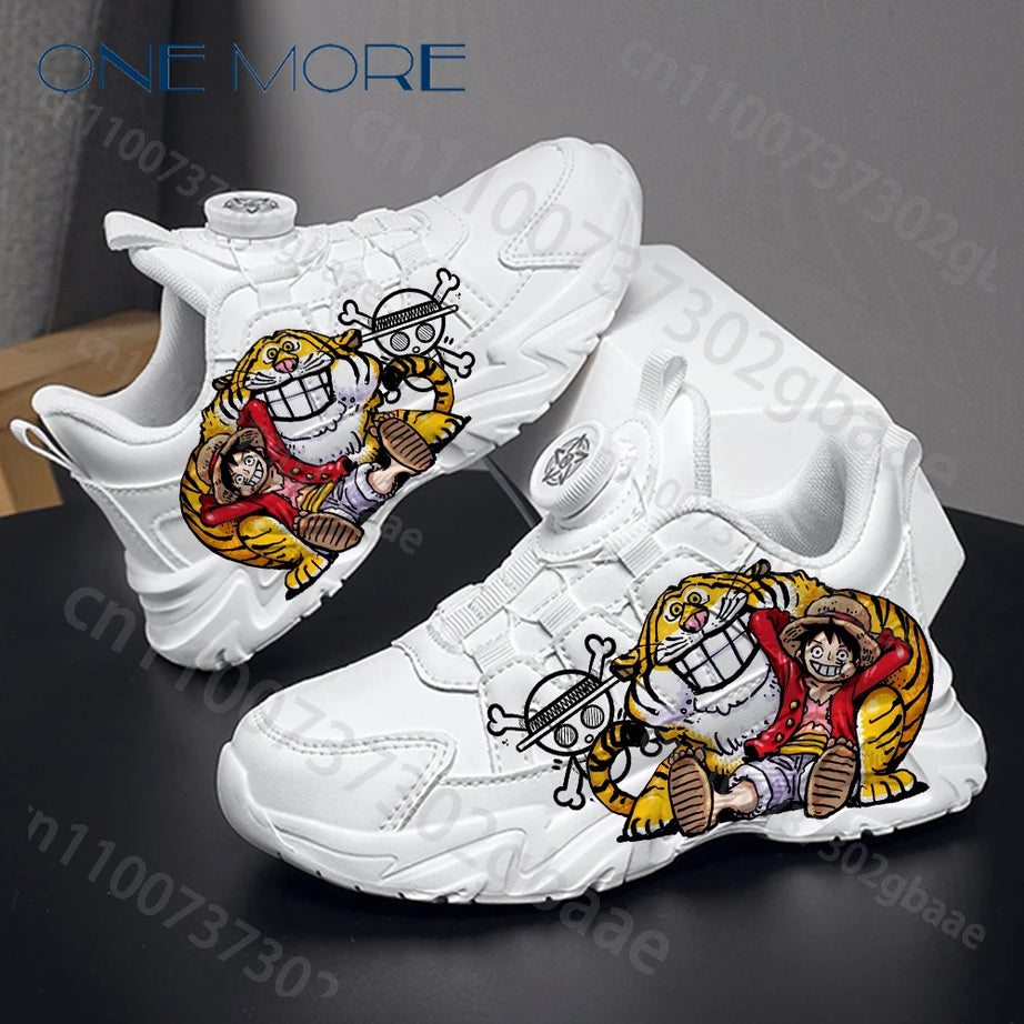 Chaussure manga one piece - Baskets confortables à imprimé Luffy pour