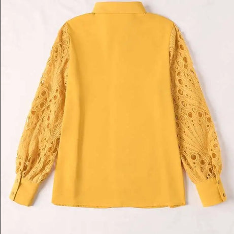 Chemisiers élégants à revers et manches longues pour femmes Dalioo