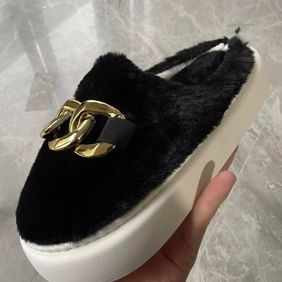 Sandales en fourrure pour femmes - Scull