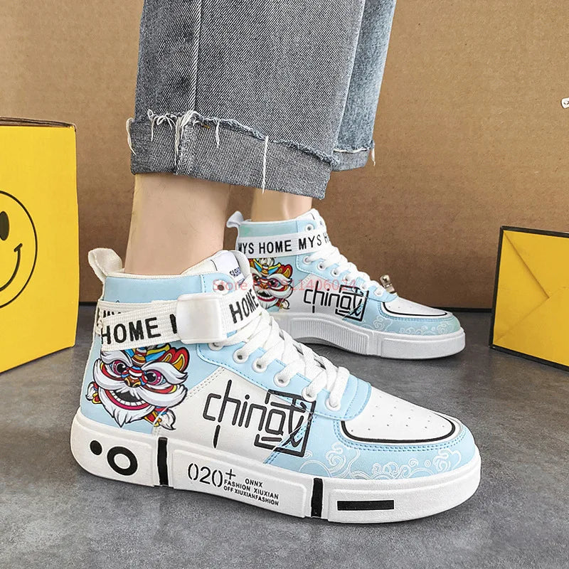 Chaussure manga one piece - Baskets hautes respirantes pour fans d'Anime
