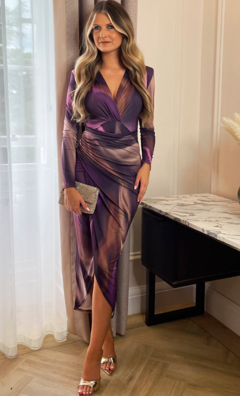 OLIVIA - ROBE de soirée MIDI CHIC