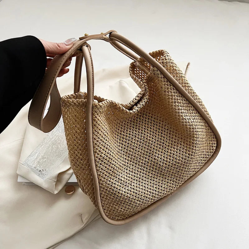 Sac Fourre Tout en Paille