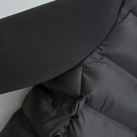 Veste à patte zippée à manches longues pour femmes