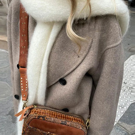 Eleganter Wollmantel für Damen