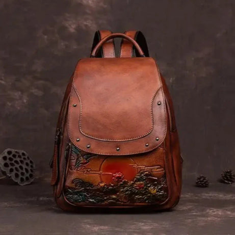 Sac à Main et à Dos Femme Vintage avec Dessin