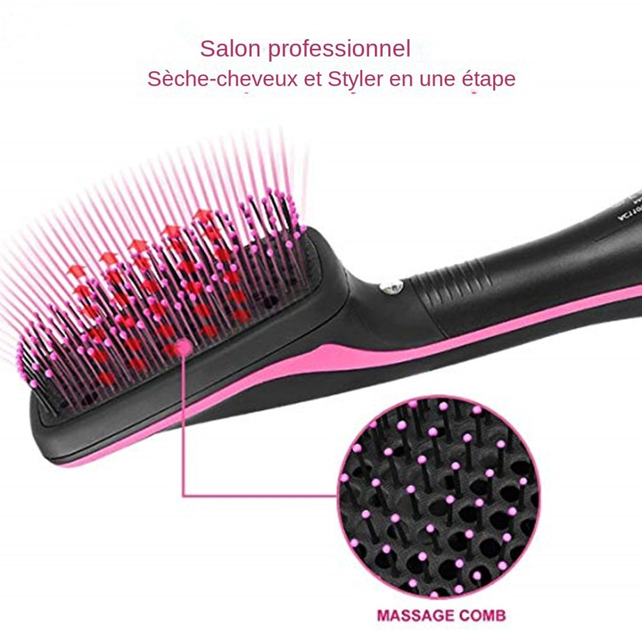 Brosse Sèche-cheveux Électrique, Peigne Professionnel Une Étape à Air Chaud - One-Step