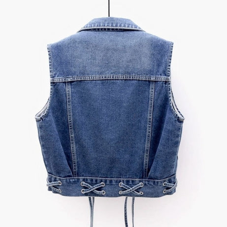 Klassische Jeansweste aus Denim