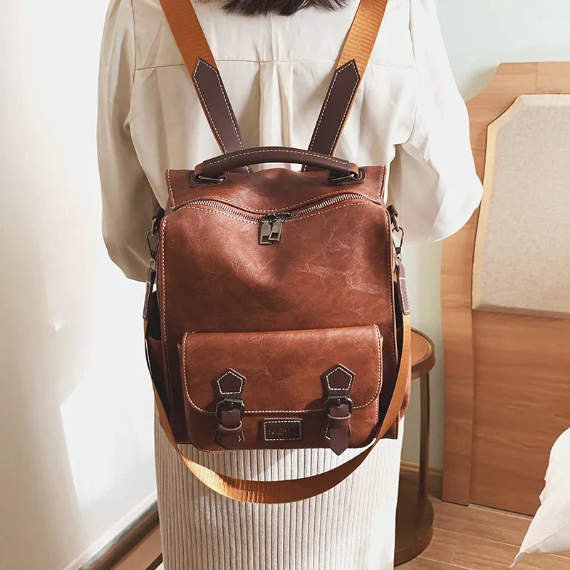 Sac Cartable Femme de Style Vintage