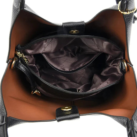 Sac à Main Noir Luxe avec Bandoulière
