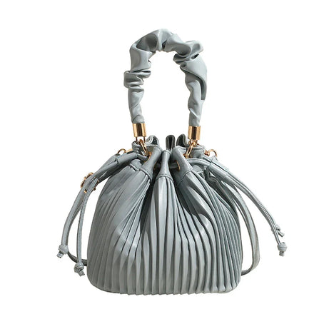 Sac Femme Bourse Bleu et Souple