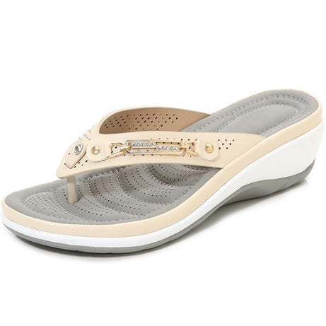 Sandales compensées à clip pour femmes - Dayko