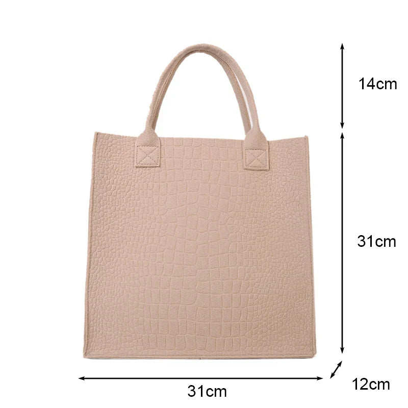 Sac Tote Effet Matelassé et Décontracté