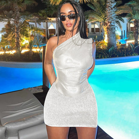 Robe de soirée deux pièces mini-jupe pour femmes - Windy