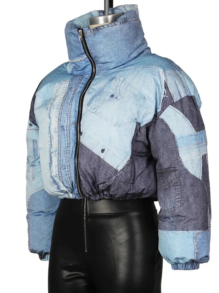 DOUDOUNE EN DENIM DOUBLE DUVET