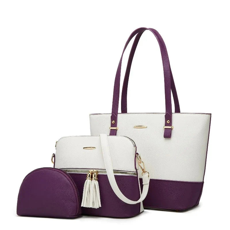 Sac Cabas Femme 3 pièces