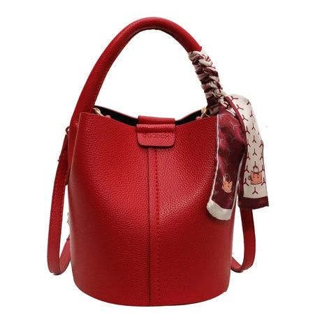 Sac Femme Seau Rouge et Raffiné