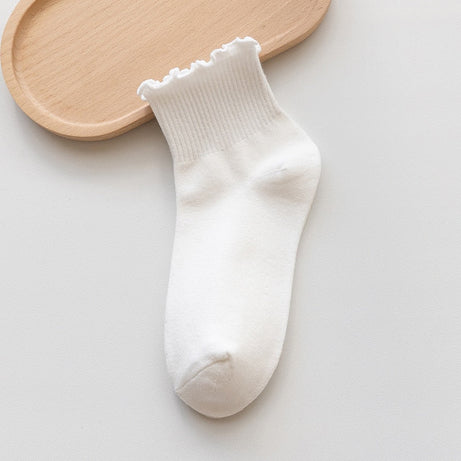 Chaussettes douces pour femmes avec finition ondulée Blakely