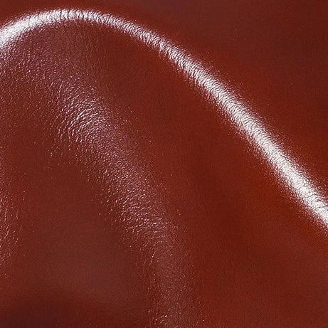 Sac à main cuir marron brillant