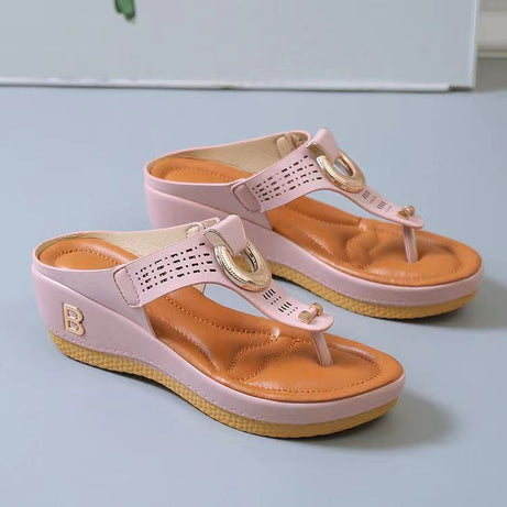 Sandales compensées pour femmes - Swiga