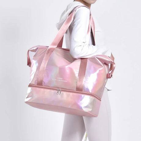 Sac à main avion toile multi poche coloré