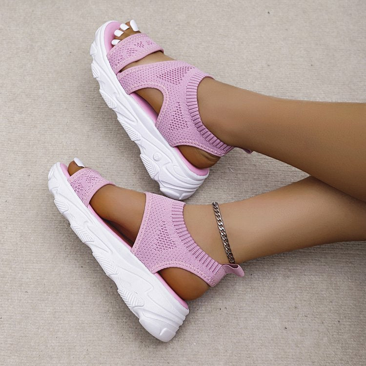Sandales d'Été en Maille pour Femme - Gladiateur