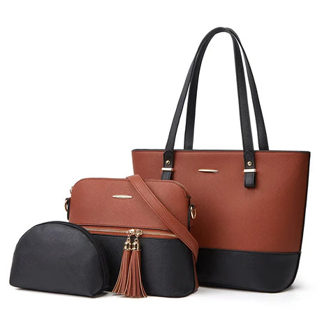 Sac Cabas Femme 3 pièces