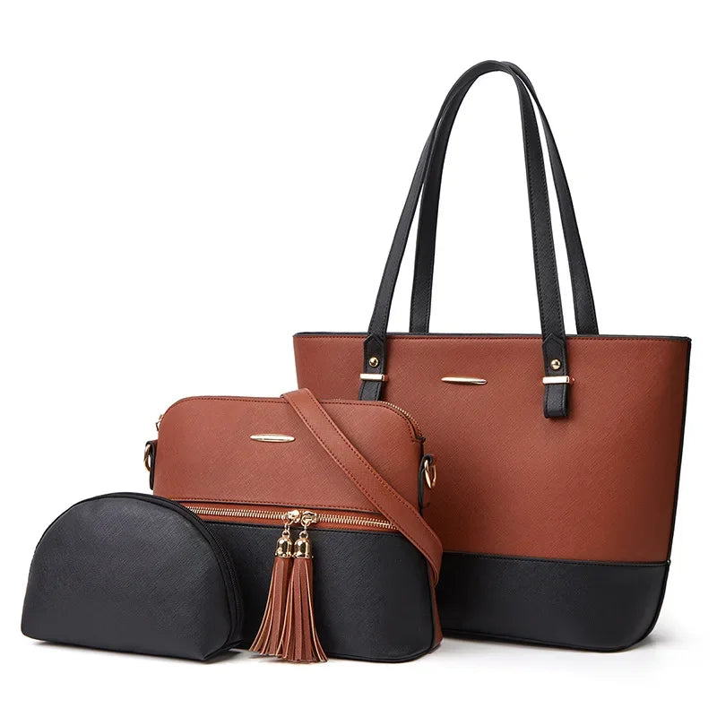 Sac Cabas Femme 3 pièces