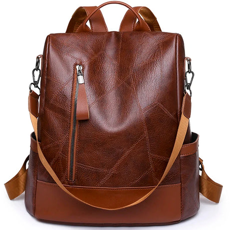 Sac à dos et à main femme cuir souple
