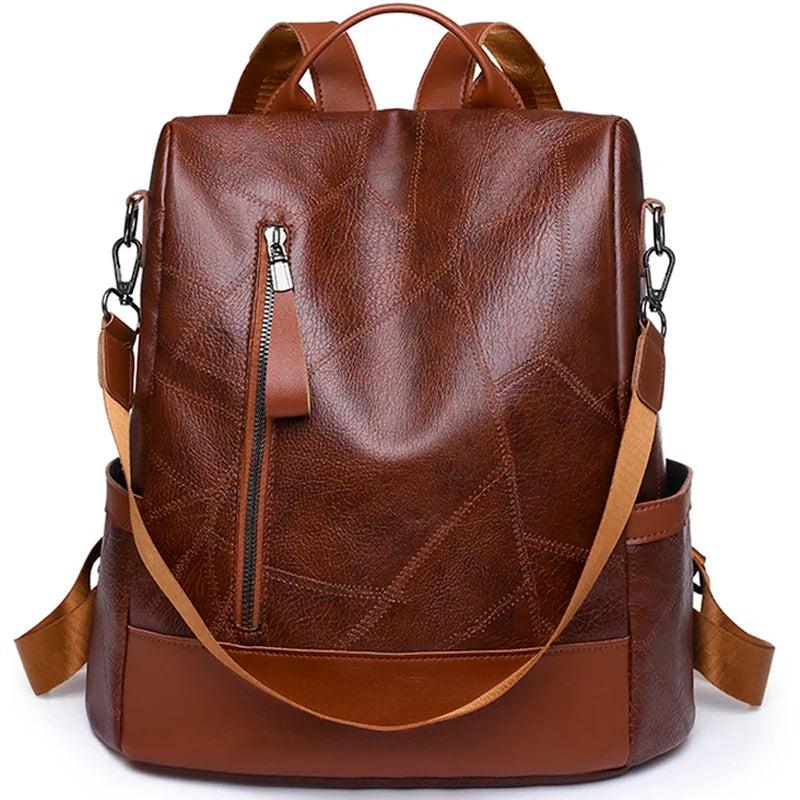 Sac à dos et à main femme cuir souple