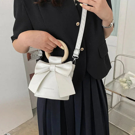 Sac Femme Bourse Chic à Noeud de Papillon