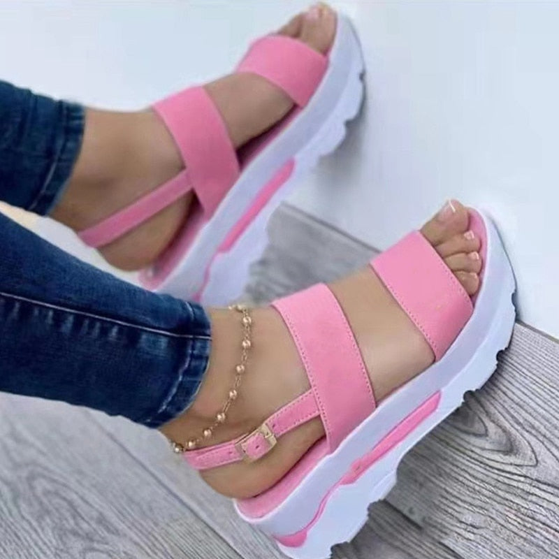 Sandales À Talons Décontractée pour femmes - Mujer