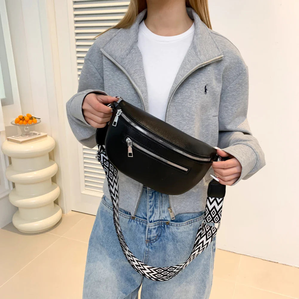 Sac à main banane pour femme avec bandoulière