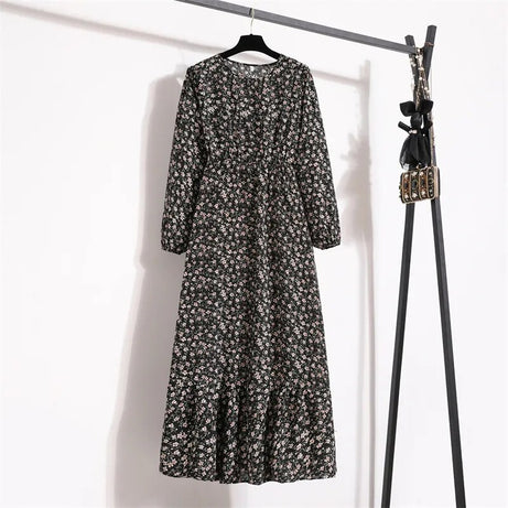 Robe bohème à imprimé floral pour femmes