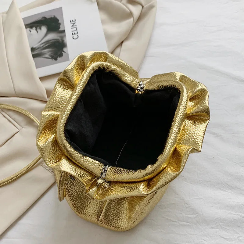 Sac à main doré cérémonie