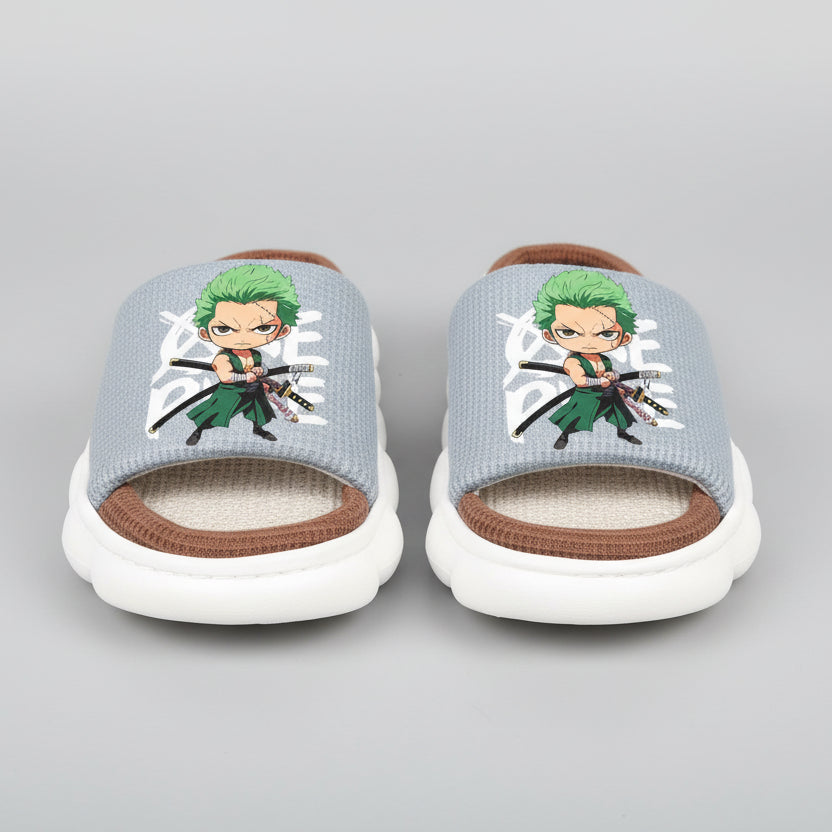 Chaussure manga one piece - Chaussons lumineux Luffy en lin pour garçons