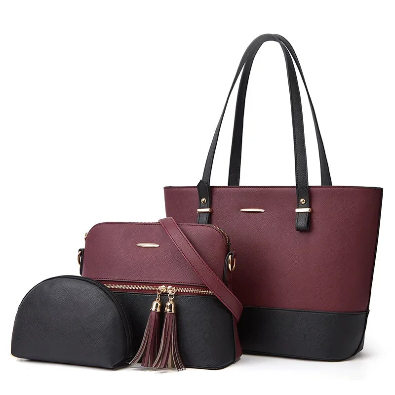 Sac Cabas Femme 3 pièces