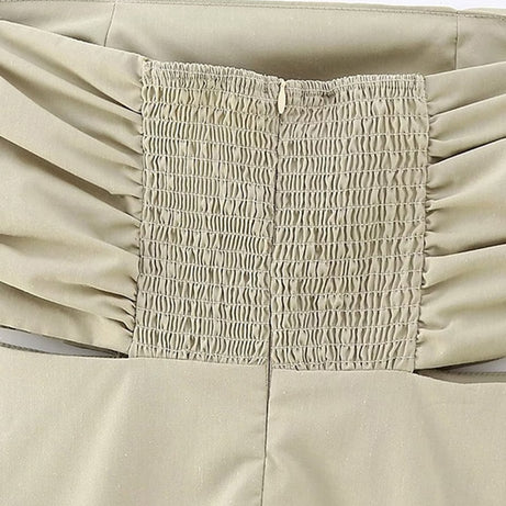 Elegantes trägerloses Midi-Abendkleid für Damen – Batty