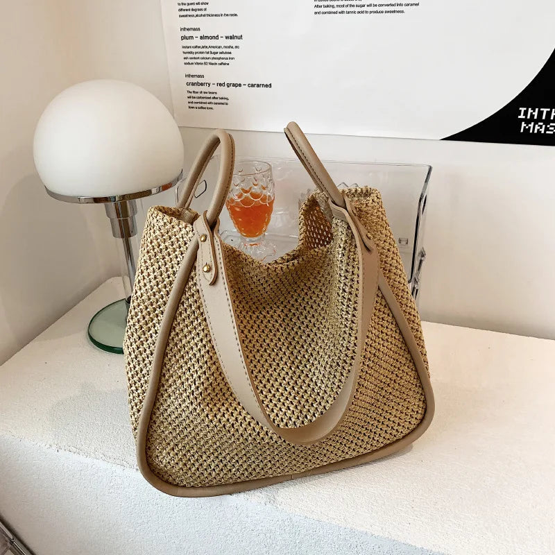 Sac Fourre Tout en Paille