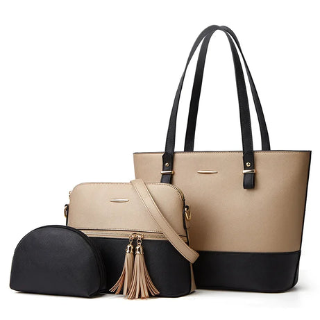 Sac Cabas Femme 3 pièces