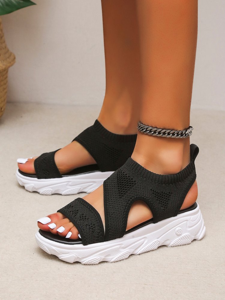 Sandales d'Été en Maille pour Femme - Gladiateur