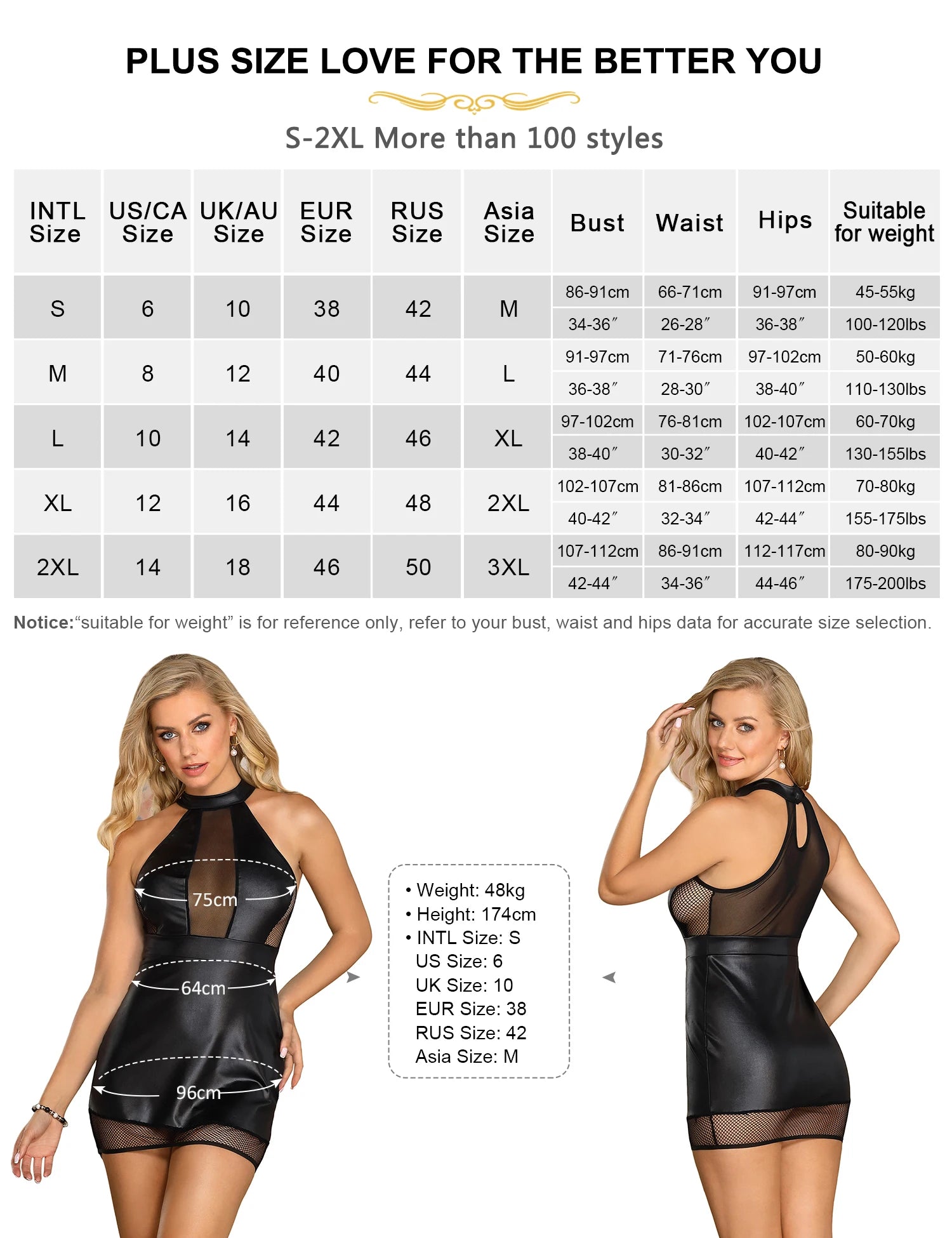 Robe libertine - Robe en simili cuir noire à bretelles et mesh sexy