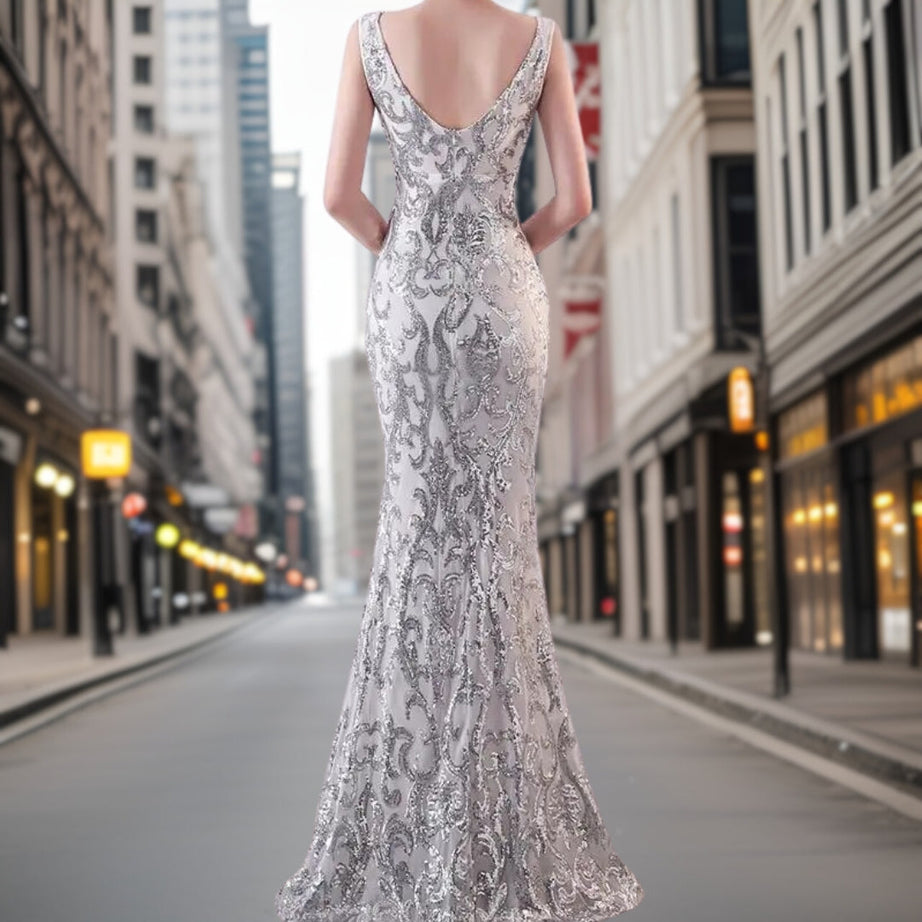 Vien – Luxuriöses Abendkleid im Meerjungfrau-Stil aus Spitze 