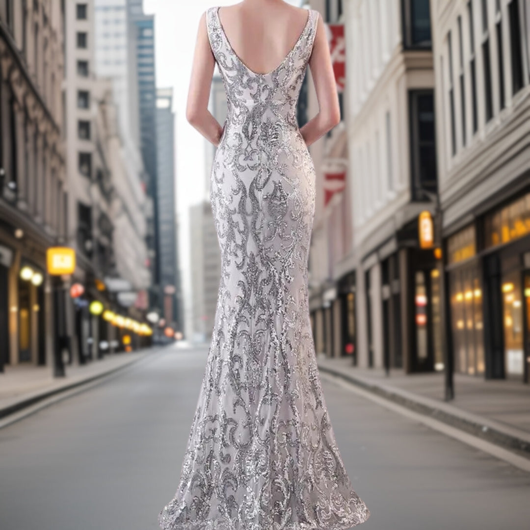 Vien – Luxuriöses Abendkleid im Meerjungfrau-Stil aus Spitze 
