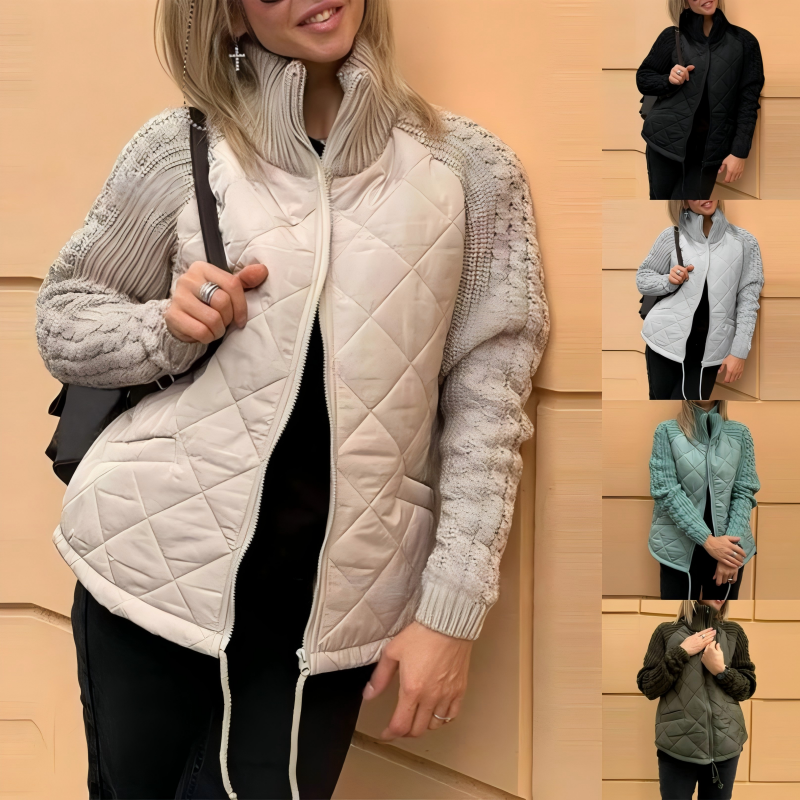 VESTE À COL MONTANT POUR FEMMES