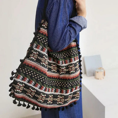 Grand sac à main bohème