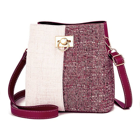 Petit sac à main tendance patchwork